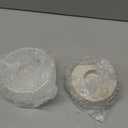 Coffee Bean Storage Container with One-way Valve Airtight Lid Date Tracker for Coffee and More Food Fresh and Storage, Clear Borosilicate Glass Coffee Canister(0.5 Qt - 6 OZ)