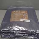 Eviva Purple-Gray Fluffy Shag Rug – 5x8 Soft Washable Plush Carpet for Bedroom & Living Room