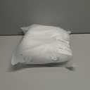 Baby Head Pillow Upgraded Flat Head Pillow, Baby Neck Support for Carseat Soft and Breathable Ergonomic Design, White