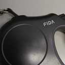 Fida Retractable Dog Leash Large Breed, Heavy Duty 16 ft Dog Walking Leash, up to 110 lbs, 360 Tangle Free, Black