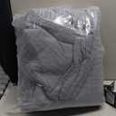 DOWN HOME Queen Quilt Set with Shams Lightweight Quilted Bedspread Coverlet Thin Comforter Bed Cover Vintage Washed Quilted Blanket for All Season, Brushed Microfiber Diamond Stitching, Blue, 88"x92"