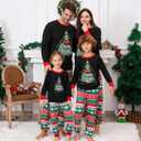 VNVNE Family Christmas Matching Pajamas Sets for Women/Men/Couples/Adults (XX-Large, Green Wish)