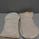 REVIX Microwavable Heating Mittens for Hand and Fingers, Cordless Heated Gloves for Cold Hands, Moist Heating Pad Microwavable for Stiff Hands and Soothing Relief, 1 Pair, Beige
