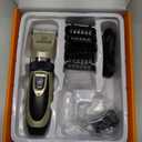oneisall Dog Clipper Low Noise, Dog Grooming Kit with Rechargeable, Pet Shaver Cordless Electric Quiet Hair Clipper Set for Dogs Cats PetsGold