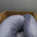 MOON PARK Pregnancy Pillows for Sleeping - U Shaped Full Body Maternity Pillow with Removable Cover - Support for Back, Legs, Belly, HIPS - 57 Inch Pregnancy Pillow for Women - Grey
