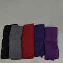 Molasus Women's Cotton Underwear High Waisted Full Coverage Ladies Panties (Regular & Plus Size) (Medium, Multicolor-5pack-a1)