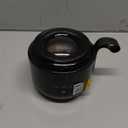 Ultrasonic Retainer Cleaner Machine: 48kHz Rechargeable Cordless Denture Cleaner - Waterproof Ultrasonic Jewelry Cleaner - 200ML Dental Cleaning Pod for Mouth Guard, Aligner (Black)