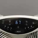 Bionaire Window Fan with Reversible Airflow Blades 3-Speed Settings, Programmable Thermostat, LED Display, Remote Control, Fits 2436" Windows, No Assembly Required
