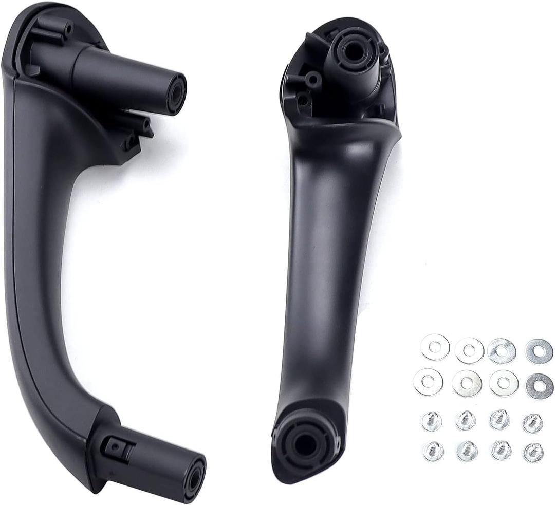 1 Pair Front Left & Right Interior Door Pull Handle Compatible with Mercedes Benz C230 C240 C280 C320 C350 C32 C55 W203 2003-2007 Black
