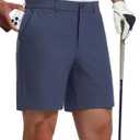 baleaf Men's Golf Shorts Causal Dress Work Pockets (Blue, XL)