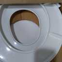 Mayfair NextStep2 Toilet Seat with Built-In Potty Training Seat, Slow-Close, Removable that will Never Loosen, Round, White