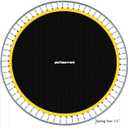 Replacement Trampoline Mat, Fits 14FT Round Trampoline with 72 V-Hooks Using 5.5" Springs, Jumping Trampoline Mat with 8 Rows of Stitching (Spring not Included)