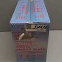 Fish Tank, 2.4 Gallon Fish Aquarium, Fish Tank Starter kit with Smart Humidifier, Temperature Display, 7-Color Lighting, 3 in 1 Quiet Pump with Filteration & Oxygenation & Circulation (Black)