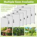 Large Fruit Tree Netting with Drawstring and Zipper, 10 * 10FT Garden Netting for Garden Protection, Insect Bird Netting for Fruit Trees, Protection from Anti Birds, Bugs,Cicadas, Insects