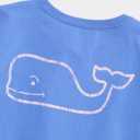 Vineyard vines Girls' Girls' Garment-Dyed Vintage Whale Short-Sleeve Pocket Tee, Small 8-10