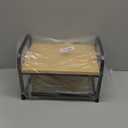 2-in-1 Laundry Detergent Holder & Organizer with Drip Tray, 2-Tier Metal Shelf for Countertop - Soap Dispenser & Storage Stand for Laundry Room, Kitchen, Bathroom, Black