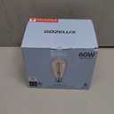 Vintage LED Edison Bulbs, 6W, Equivalent 60W, High Brightness Daylight 5000K, ST58 Antique LED Filament Bulbs with 90+ CRI, E26 Medium Base, Dimmable, Clear Glass, Pack of 6