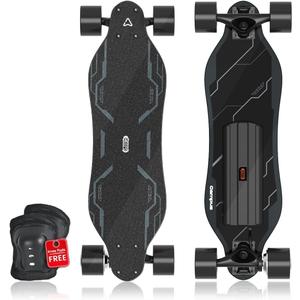 MEEPO Campus/V3 Max/V5/ENVY Electric Skateboard with Remote, Top Speed Up to 29 Mph, 4 Speed Smooth Braking, Easy Carry Handle Design, Suitable for Adults & Teens Beginners
