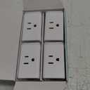 Kasa Smart Plug Mini 15A, Apple HomeKit Supported, Smart Outlet Works with Siri, Alexa & Google Home, UL Certified, App Control, Scheduling, Timer, 2.4G WiFi Only, 4 Count (Pack of 1) (EP25P4), White