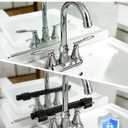 Faucet Handle Lock to Help Prevent Accidental Water On, Adjustable Faucet Handle Lock for Kitchen and Bathroom, Universal Fit Dual Handle Design