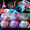 OLUPP 21 Pack LED Light Up Bracelets, Glow in the Dark Party Supplies, 6 Color Glow Bracelets, Rave Party Favors for Kids/Adults Birthday, Concert,Goodie Bag Fillers, New Year
