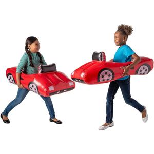Fun Express Inflatable Car Bopper - Fun & Durable Playtime Toy for Kids - Ideal for Parties Playdates Outdoor Fun & Active Play - Safe Easy to Inflate Perfect for Hours of Entertainment - 1 Piece