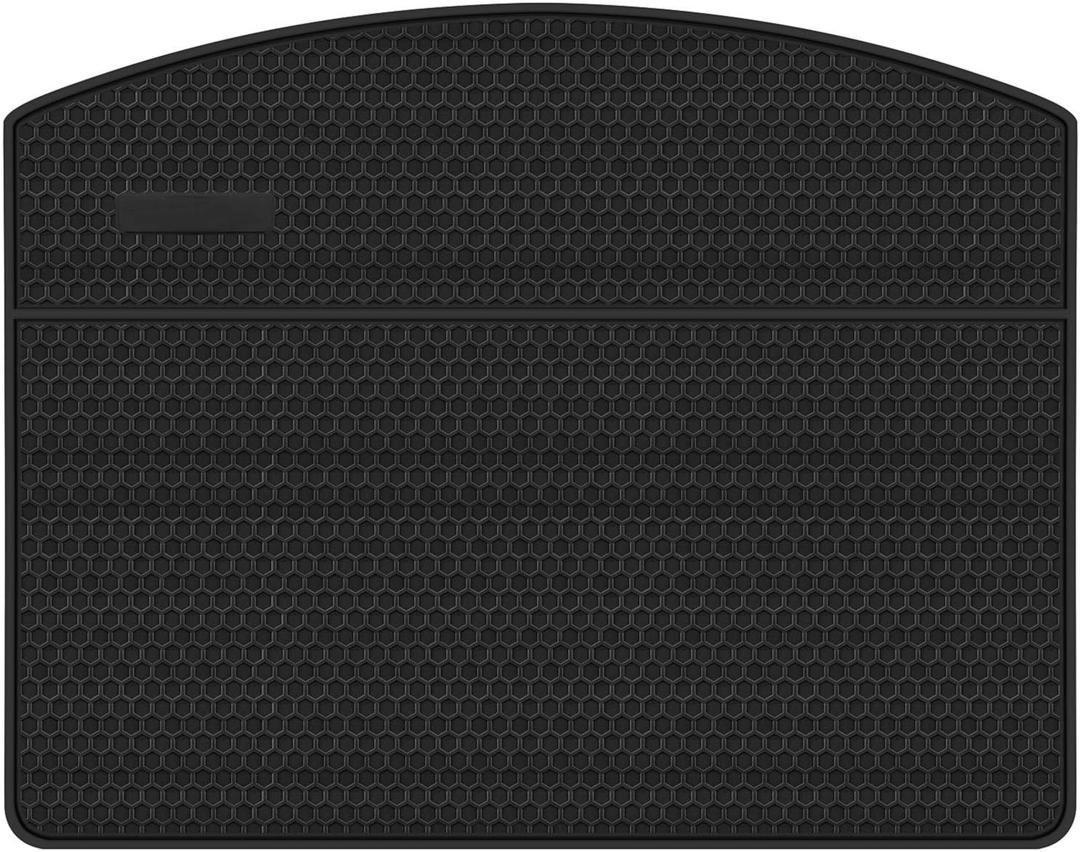 Trunk Cargo Liner Mat for Ford Escape 2013 2014 2015 2016 2017 2018 2019/2015-2019 Lincoln MKC Custom Fit Odorless Washable Rubber Heavy Duty All Weather Black