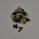 Jutom Graduation Lei with Money Holder 2025 Money Lei for Graduation Flower Leis with Black Gold Silver Tinsel for College Graduation Party