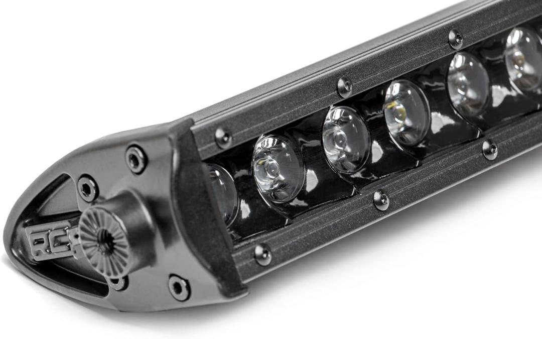 Rough Country 20-Inch LED Light Bar - 100W CREE LED, 7200 Lumen, Spot Focus Beam, Rugged Off-Road Lighting for Jeeps, Trucks, UTV