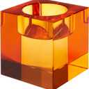 SARO LIFESTYLE Clear Crystal Votive Candle Holder Modern Glass Tealight Holder for Home Dcor, Weddings, Centerpieces, and Events