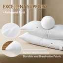 MIULEE 14x36 Inch Throw Pillow Insert Premium Throw Pillow Virgin Microfiber Stuffer Rectangle Pillow for Sofa Bed Couch