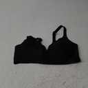 Wireless Seamless Jelly Bra for Women with Support - No Underwire Full Coverage Push Up Bras for Women (X-Large, Black)