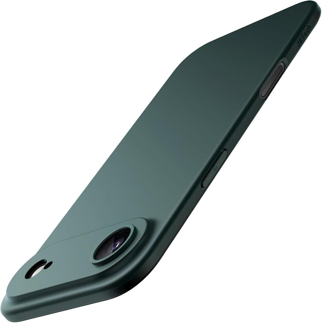 JETech Slim Case for iPhone 17 Air, Ultra-Thin Lightweight Minimalist Phone Cover with Camera Lens Protection, Matte Anti-Fingerprint Finish, 6.5-Inch Display (Midnight Green)