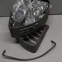 VOLPONE Corner Shower Caddy Suction Cup Shower Shelf Corner No Drilling Bathroom Shower Organizer Storage Rack Adhesive with Towel Bar Hooks (2-Pack, Matte Gray)