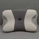 DONAMA Cervical Neck Pillow- Ergonomic Pillows for Pain Relief, Contour Memory Foam Pillow for Side/Back/Stomach Sleepers, CertiPUR-US Certified with Cooling Ice Silk Pillowcase (Grey)