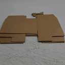 10 Pack Brown Gift Boxes, 9.45x6.5x4 Inches Kraft Paper Boxes with Lids for Valentine's, Birthday party, Wedding, Cupcake Boxes, Easy Assemble Bridesmaids Proposal Boxes, With 66ft Twine