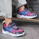 Light Up Shoes Toddler Girls Boys Breathable Mesh LED Flashing Walking Sneakers for Toddler and Little Kids (Pink)