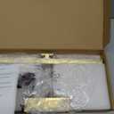 Wireless Picture Light Rechargeable, 2 Colors Painting Lights with Remote, Dimming Gallery Picture Frame Lights for Wall, Art, Photo, Portrait, 13inch(Gold)