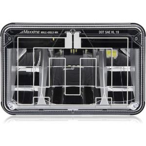 Maxxima 4X6 LED Head Lamp Low Beam with MaxxHeat Heated Lens