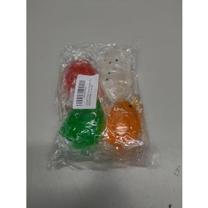 QINGQIU 4 Pack Christmas Big Squeeze Balls