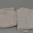 100% Pure Flax Linen Kitchen Hand Towels Set of 2 - Quick Dry Extra Soft 20 x 27 Inch Tea Dish Towels - Handcrafted with Hanging Loop - (Linen)