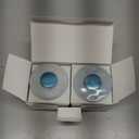 2PC Solid Metal Bathroom Sink Stopper-Brass Core & Stainless Steel Construction-Dual Function Bathroom Sink Drain Strainer-Universal Fit 99% Bathroom Drain-(1.1'' to 2.36'' inch) (Chrome)