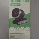 Portable Handheld Turbo Fan, 5 Gear Wind, Battery Operated, Up to 12 Working Hours, 3 IN 1 Hand Fans with Air Turbo Tech Cooling Fan for Outdoor Activities, Travel, Beach (Black)