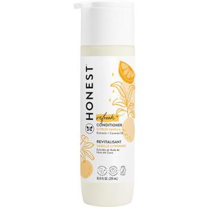 The Honest Company Silicone-Free Conditioner, Gentle Tear-Free, Hypoallergenic, Baby Hair Care with Naturally Derived Ingredients, Citrus Vanilla Refresh, 10 fl oz