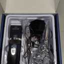 oneisall Quiet Cat Clippers for Matted & Long Hair, 2-Speed Cordless Pet Shaver Grooming Kit for Cats, Small Dogs & Animals (Blue)