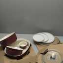 CorningWare Ceramic Bakeware Set with Lids Chip and Crack Resistant Stoneware Baking Dish, Microwave, Dishwasher, Oven, Freezer and Fridge Safe, 6-Piece French Cabernet