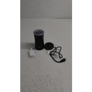 Electric Milk Frother, 4-in-1 Milk Steamer and Frother, 8.1oz/240ml Automatic Warm and Cold Foam Maker, Auto Shut-Off Frother for Coffee, Latte, Cappuccino, Macchiato (Black)