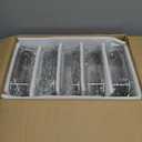 5Pack 22oz Glass Meal Prep Glass Storage Food Container Sets with Snap Airtight Lids for Microwave, Oven, Freezer and Dishwasher