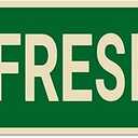 WHYATT Metal Tin Sign FARM FRESH EGGS Funny Vintage Sign Retro Metal Signs for Bedroom Kitchen Garden Wall Bar Club Coffee Home Decor 4x16 Inch 2 Pack