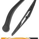 Rear Wiper Arm Blade, Compatible with 2004-2009 Dodge Durango, 2007-2009 Chrysler Aspen - MIKKUPPA Back Windshield Wiper Assembly Replacement - All Season Natural Rubber Cleaning Window